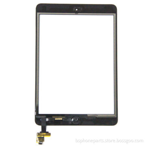 High Copy Black Touch Digitizer Screen Assembly with IC Chip and Home Button Flex for iPad Mini